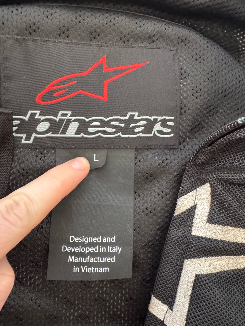 Alpinestars Black White Red Performance Riding Jacket - Picture 2 of 5